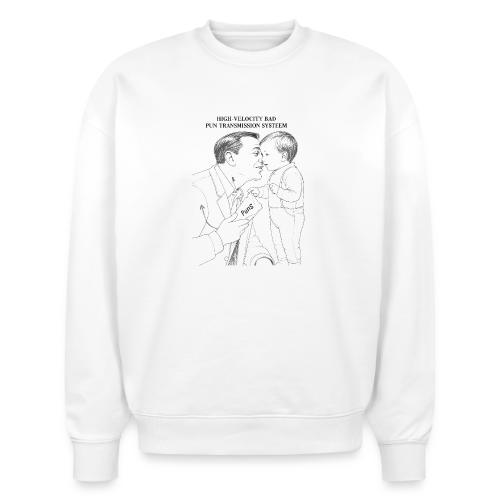 Dad Joke Blueprint T-Shirt - Stanley/Stella Radder Unisex Oversized Organic Sweatshirt