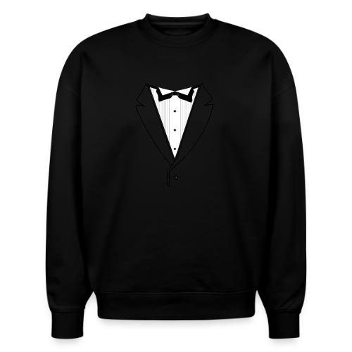 Tuxedo Plain w. Black Lines - Stanley/Stella Radder Unisex Oversized Organic Sweatshirt