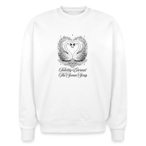 Poetic Swan T-Shirt - Stanley/Stella Radder Unisex Oversized Organic Sweatshirt