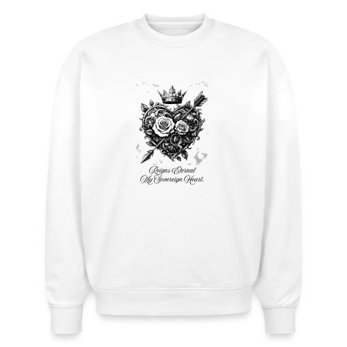 Royal Heart T-Shirt, Mug, & Leggings - Stanley/Stella Radder Unisex Oversized Organic Sweatshirt