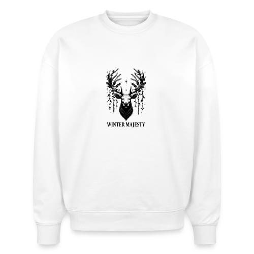 Majestic Reindeer T-Shirt, Poster, & Mug - Stanley/Stella Radder Unisex Oversized Organic Sweatshirt