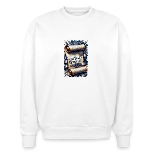 New Year's Resolution T-Shirt - Stanley/Stella Radder Unisex Oversized Organic Sweatshirt
