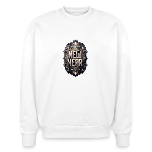 Evergreen New Year T-Shirt - Stanley/Stella Radder Unisex Oversized Organic Sweatshirt