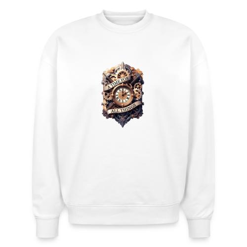 Ornate Clockwork T-Shirt - Stanley/Stella Radder Unisex Oversized Organic Sweatshirt