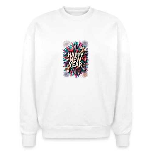 New Year's Party Horn T-Shirt - Stanley/Stella Radder Unisex Oversized Organic Sweatshirt