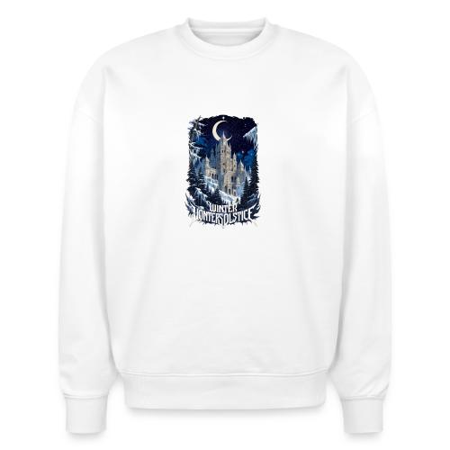 Celestial Winter Temple T-Shirt - Stanley/Stella Radder Unisex Oversized Organic Sweatshirt