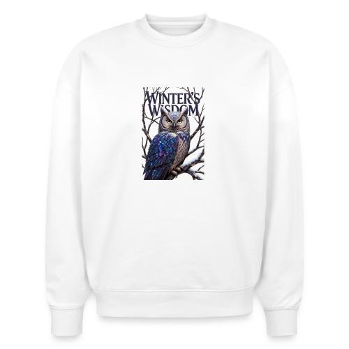 Crystalized Forest Owl T-Shirt - Stanley/Stella Radder Unisex Oversized Organic Sweatshirt