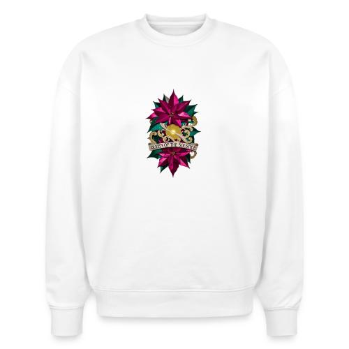 Queen of the Solstice Poinsettia T-Shirt - Stanley/Stella Radder Unisex Oversized Organic Sweatshirt