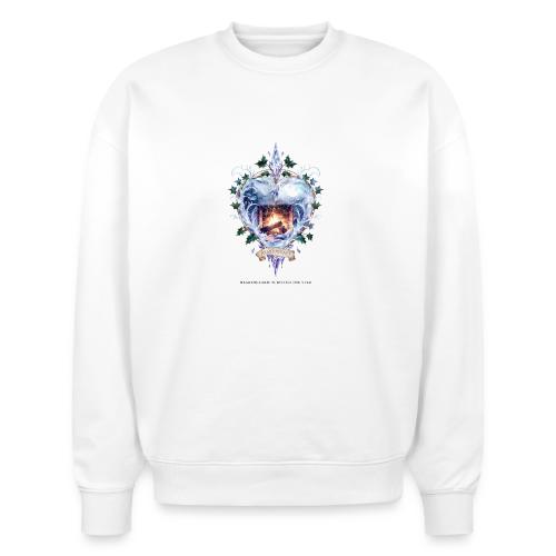 Imbolc Candle Veil T-Shirt | Veiled Rebirth - Stanley/Stella Radder Unisex Oversized Organic Sweatshirt