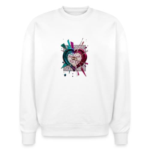 Sealed with a Kiss-Off T-Shirt - Stanley/Stella Radder Unisex Oversized Organic Sweatshirt