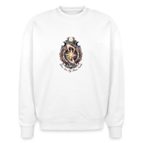 You Are My True North Celestial Compass T-Shirt - Stanley/Stella Radder Unisex Oversized Organic Sweatshirt