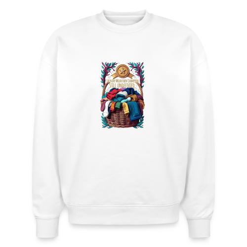 Laundry Mountain Champion Tee | Still Undefeated - Stanley/Stella Radder Unisex Oversized Organic Sweatshirt