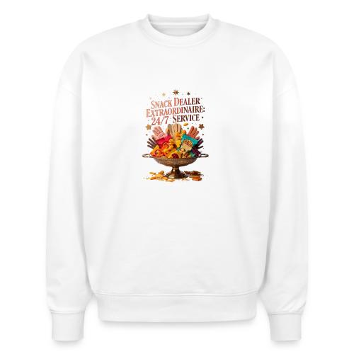 Snack Dealer Extraordinaire Tee, Mum Gift - Stanley/Stella Radder Unisex Oversized Organic Sweatshirt