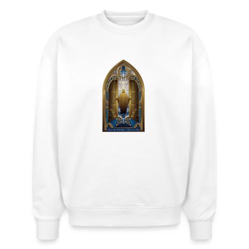 Easter Peace Be With You Locked Doors T Shirt,Gift - Stanley/Stella Radder Unisex Oversized Organic Sweatshirt