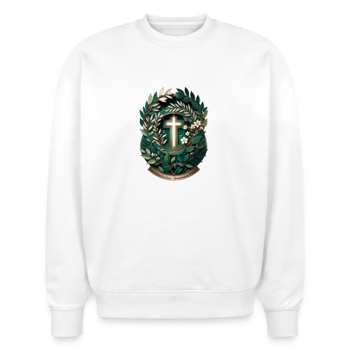 Easter Ever Green in Glory Laurel T Shirt, Gift - Stanley/Stella Radder Unisex Oversized Organic Sweatshirt