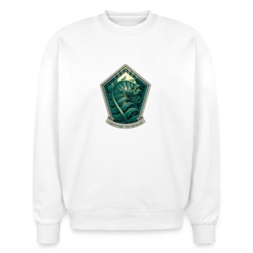 Easter Unfurl in Light Fern T Shirt, Spring Gift - Stanley/Stella Radder Unisex Oversized Organic Sweatshirt