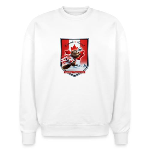 Canada Beaver Ascent T-Shirt, Canadian Pride Gift - Stanley/Stella Radder Unisex Oversized Organic Sweatshirt