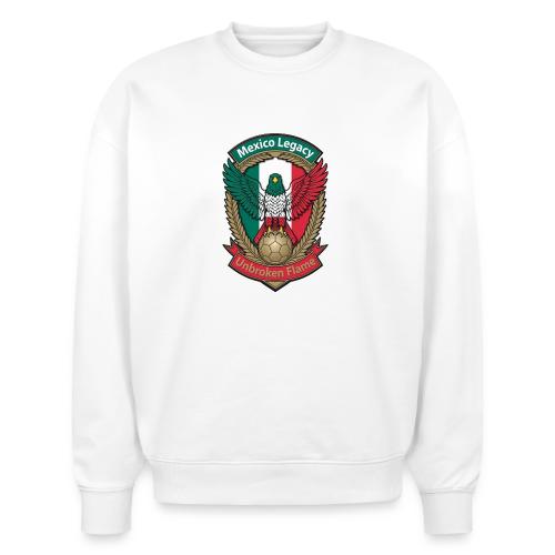 Mexico Eagle Legacy T-Shirt, Mexican Pride Gift - Stanley/Stella Radder Unisex Oversized Organic Sweatshirt