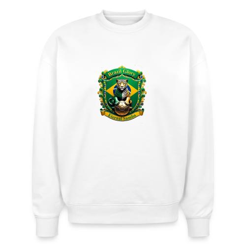 Brazil Jaguar Glory Tee, Brazilian Pride Gift - Stanley/Stella Radder Unisex Oversized Organic Sweatshirt