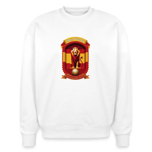 Spain Lion Victory T-Shirt, Flag Pride Crest Gift - Stanley/Stella Radder Unisex Oversized Organic Sweatshirt