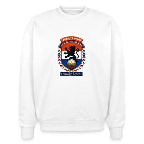 Netherlands Lion Premium T-Shirt, Dutch Flag Gift - Stanley/Stella Radder Unisex Oversized Organic Sweatshirt