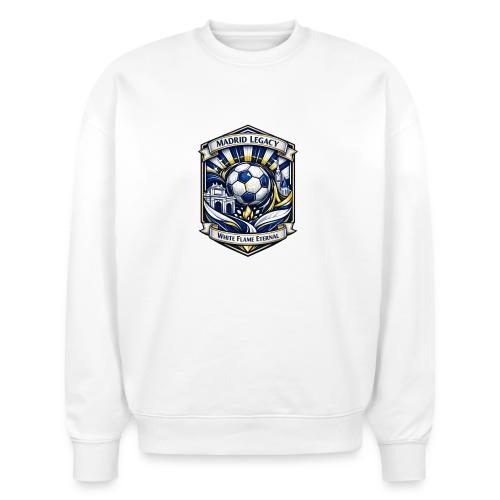 Madrid White Legacy T Shirt, Madrid Fan Gift - Stanley/Stella Radder Unisex Oversized Organic Sweatshirt