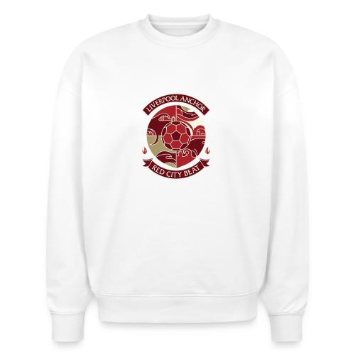 Liverpool Anchor T Shirt, Soccer City Pride Gift - Stanley/Stella Radder Unisex Oversized Organic Sweatshirt