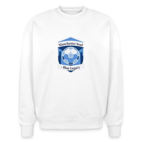 Manchester Soul Soccer City Emblem T Shirt, Gift - Stanley/Stella Radder Unisex Oversized Organic Sweatshirt