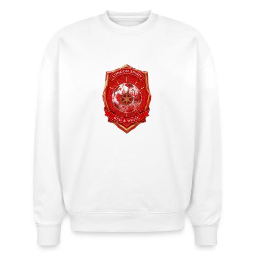 London is Red T Shirt, Football City Pride Gift - Stanley/Stella Radder Unisex Oversized Organic Sweatshirt