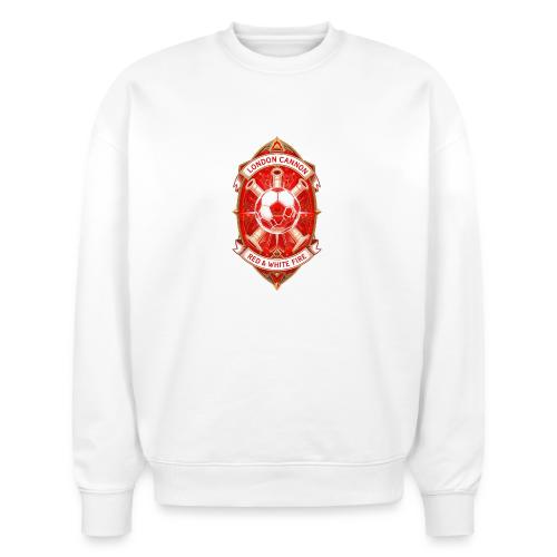 Red London Cannon T Shirt,Football City Pride Gift - Stanley/Stella Radder Unisex Oversized Organic Sweatshirt