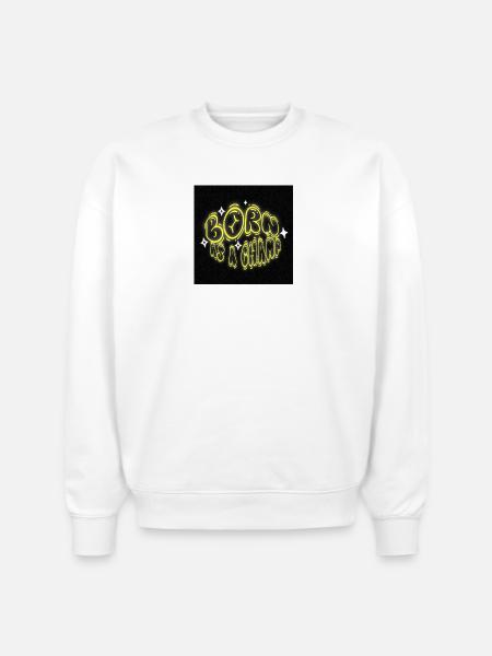 Champ Neon Glow - Stanley/Stella Radder Unisex Oversized Organic Sweatshirt - white