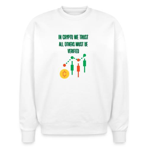 Sarcastic Bitcoin Investor T-shirt - Stanley/Stella Radder Unisex Oversized Organic Sweatshirt