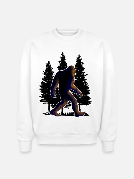 Big foot, Bigfoot - Stanley/Stella Radder Unisex Oversized Organic Sweatshirt - white