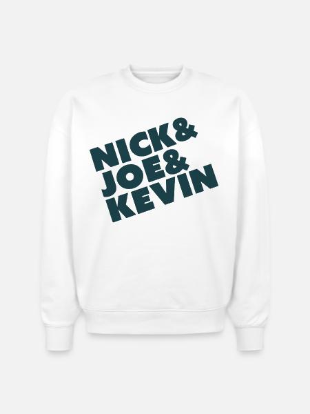 Nick & Joe & Kevin - Stanley/Stella Radder Unisex Oversized Organic Sweatshirt - white