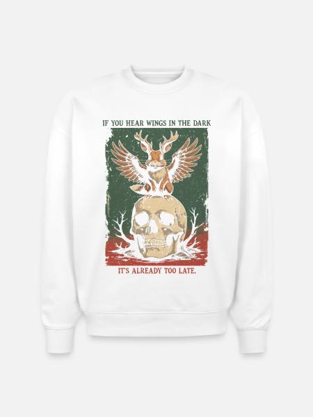 Wolpertinger Creature Mythological Creatures - Stanley/Stella Radder Unisex Oversized Organic Sweatshirt - white
