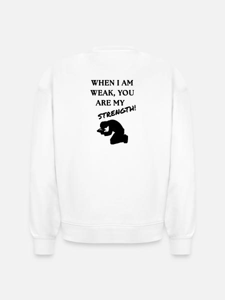 Strength Burst Comic Style - Stanley/Stella Radder Unisex Oversized Organic Sweatshirt - white
