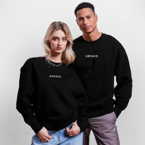 Graphic Streetwear “Numb To The Core” BY UNSAID - Stanley/Stella Radder Unisex Oversized Organic Sweatshirt