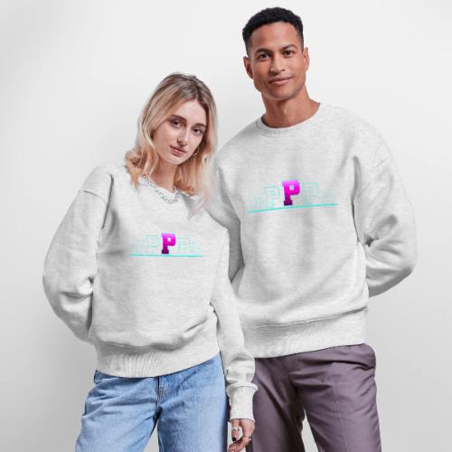 Letter P – Capital Varsity Alphabet Monogram - Stanley/Stella Radder Unisex Oversized Organic Sweatshirt