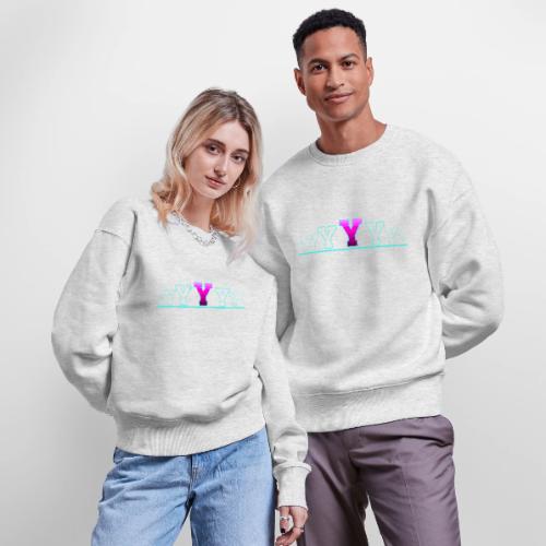 Letter Y – Capital Varsity Alphabet Monogram - Stanley/Stella Radder Unisex Oversized Organic Sweatshirt