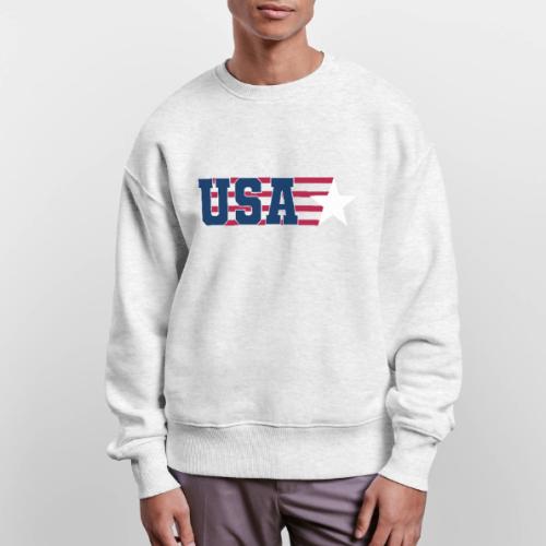 Star Stripe USA - Stanley/Stella Radder Unisex Oversized Organic Sweatshirt