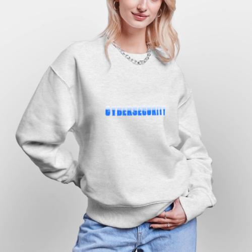 Cybersecurity Word Art Design - Stanley/Stella Radder Unisex Oversized Organic Sweatshirt