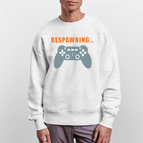 Respawning Gamer Controller Design - Stanley/Stella Radder Unisex Oversized Organic Sweatshirt
