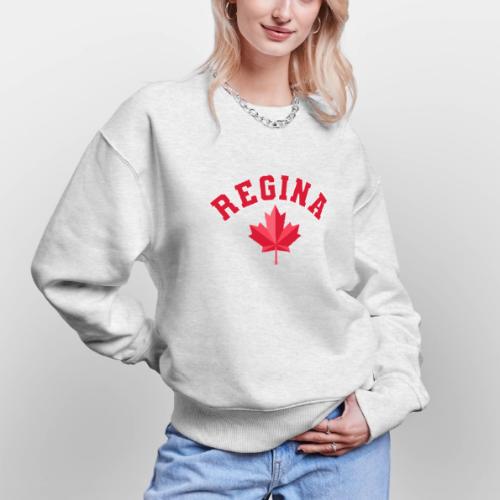 Regina with maple leaf - Stanley/Stella Radder Unisex Oversized Organic Sweatshirt