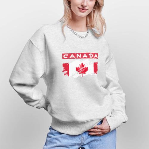 Canada, Inspired by the Canadian flag - Stanley/Stella Radder Unisex Oversized Organic Sweatshirt