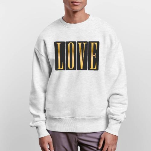 Golden Love - Stanley/Stella Radder Unisex Oversized Organic Sweatshirt