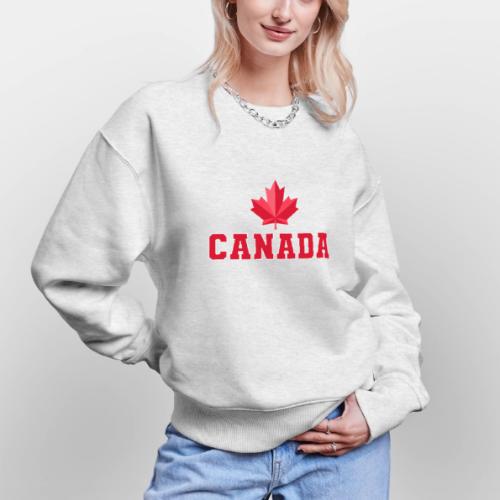 Canada with a maple leaf - Stanley/Stella Radder Unisex Oversized Organic Sweatshirt