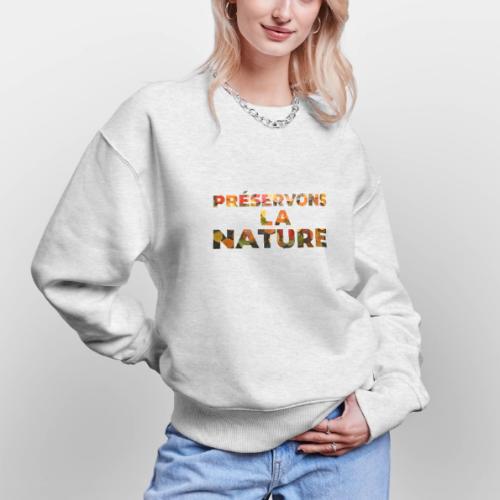Preserving nature - Stanley/Stella Radder Unisex Oversized Organic Sweatshirt