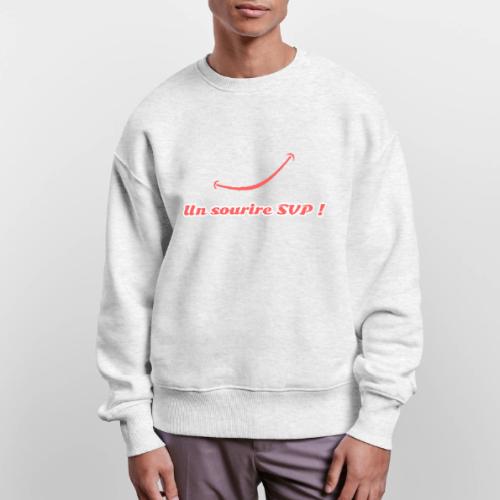 A smile, please! - Stanley/Stella Radder Unisex Oversized Organic Sweatshirt