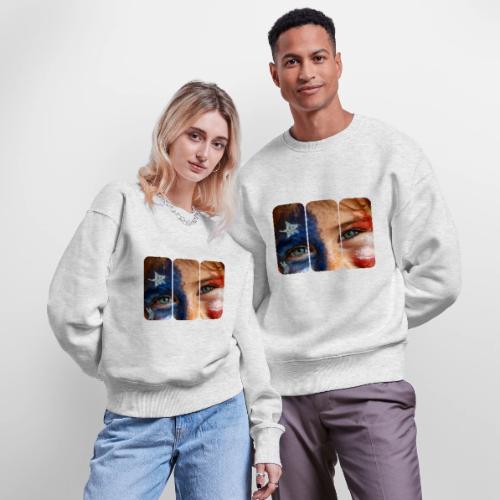 USA: Patriot Gaze - Stanley/Stella Radder Unisex Oversized Organic Sweatshirt