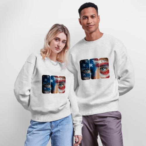 USA: Stars in Her Eyes - Stanley/Stella Radder Unisex Oversized Organic Sweatshirt